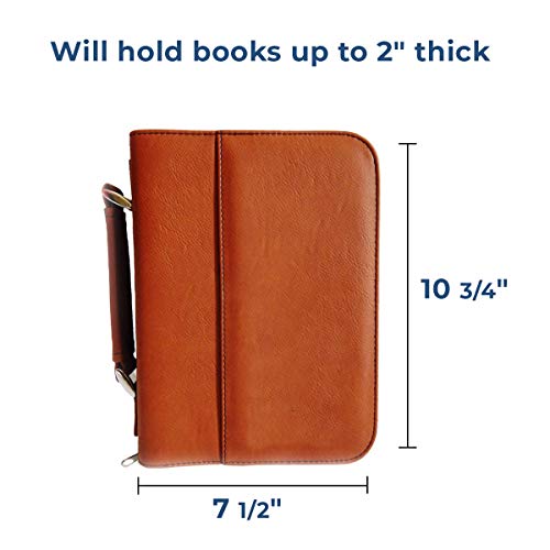 Personalized Large Leatherette Book/Bible Cover With Handle And Zipper | Custom Book/Bible Cover | Personalized Laser Engraved #TOP1