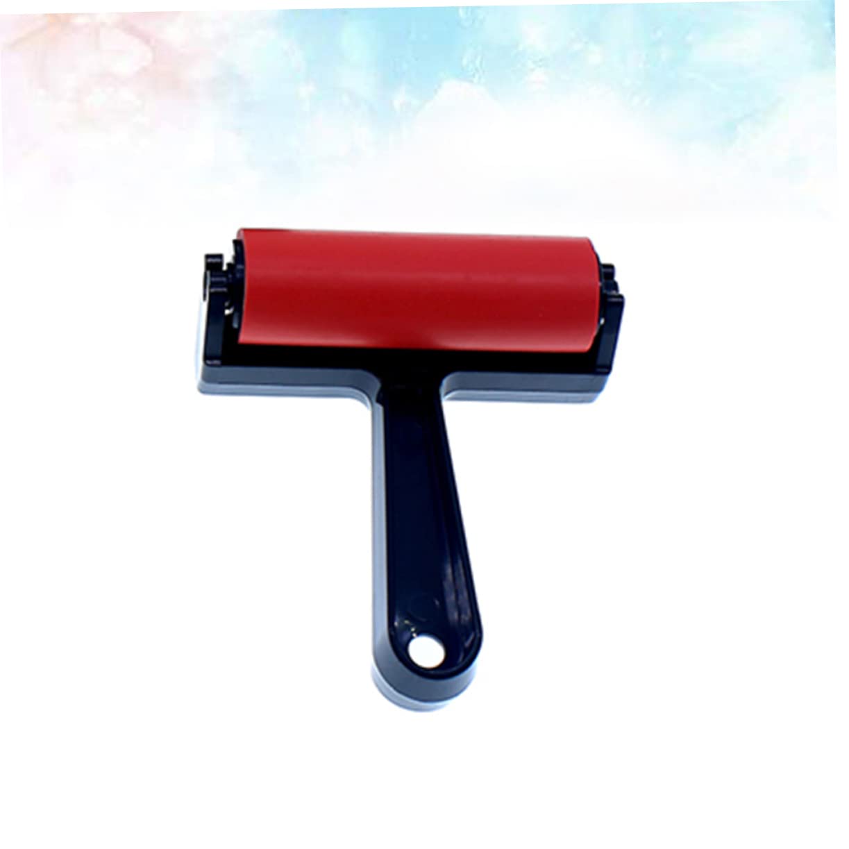HAPINARY Artist Rubber Roller Brush Soft Foam 10cm Length Ink Roller Tool for Detail Paint