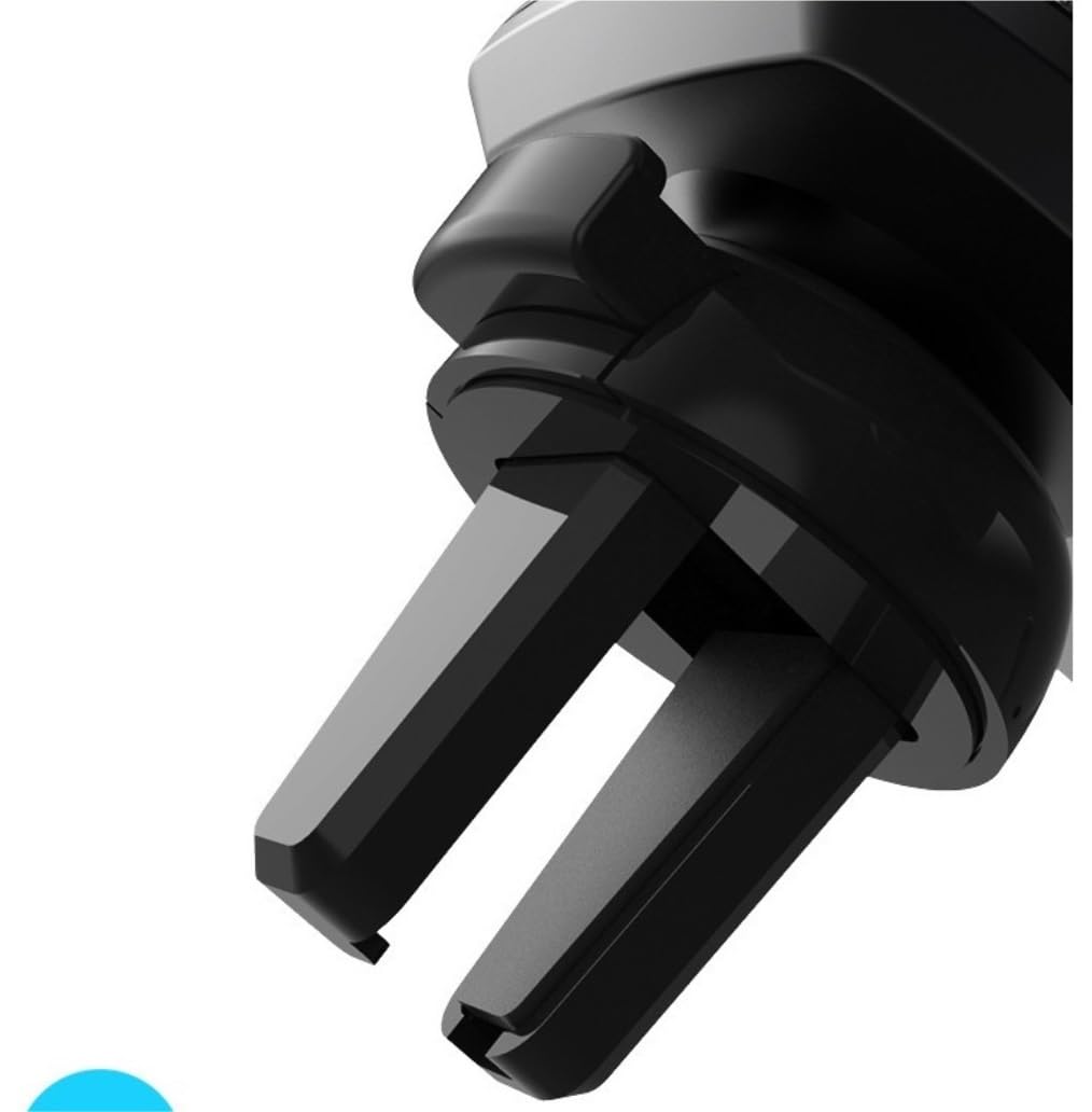 Robusto Soporte Movil Coche Soporte para teléfono móvil para Coche, instalación de Clip para Aire Acondicionado, Soporte GPS para para Plegable Duradero(Black)