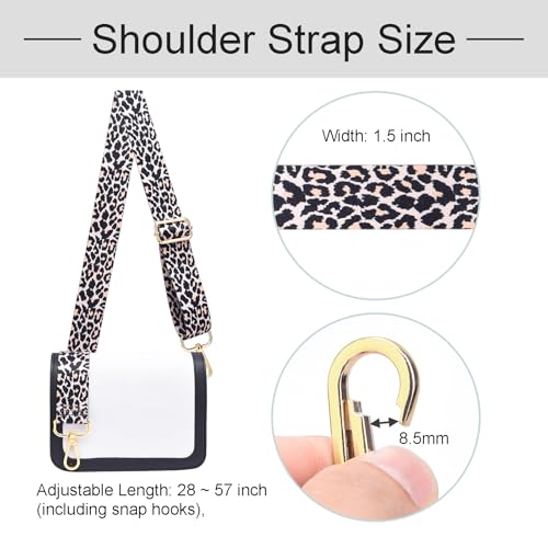 Image of CooBigo 1-1 /2 inch Adjustable Shoulder Strap Replacement Crossbody Strap for Purse Handbag Briefcase Guitar Laptop Bag