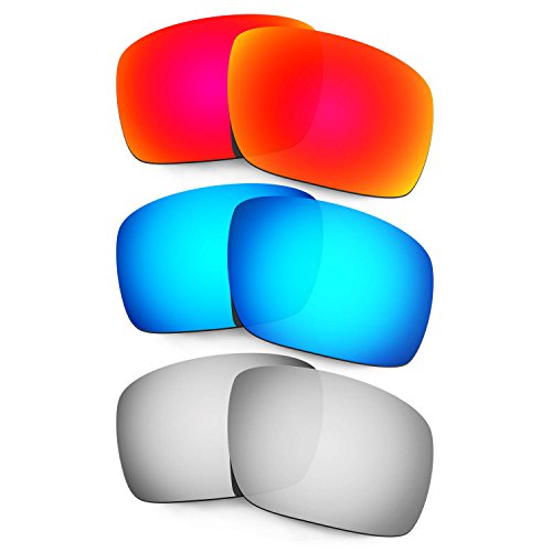 Verre de rechange pour Oakley Triggerman : lot 3 paires de lentilles solaires de rechange