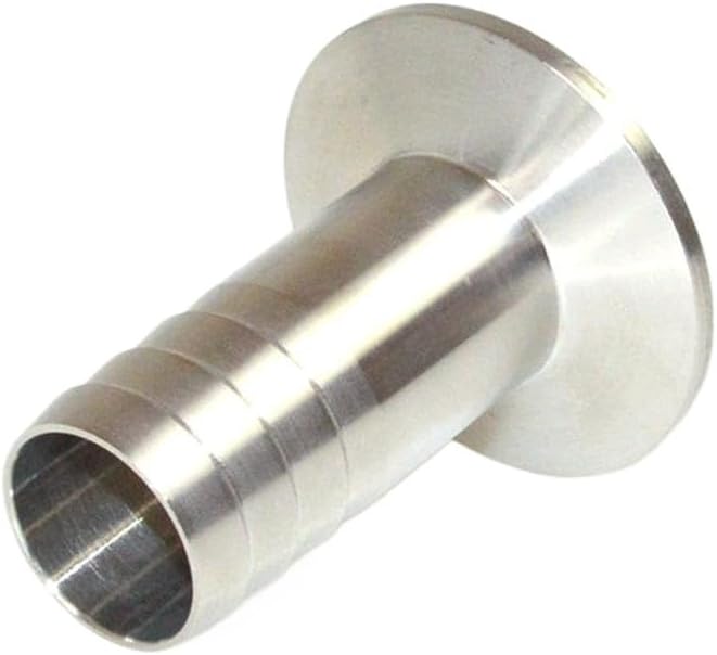 ROUPWKWO 2/12.7 cm-4-1/4 インチ ステンレススチール SUS SS 304 ホース バーブ パイプ継手 トラ