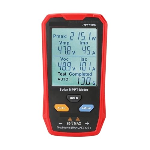 Multimètre PV UT673PV testeur de puissance maximale pour panneaux solaires avec sangle