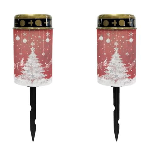 Image of Christmas Cemetery Solar Lights, 2 Pack