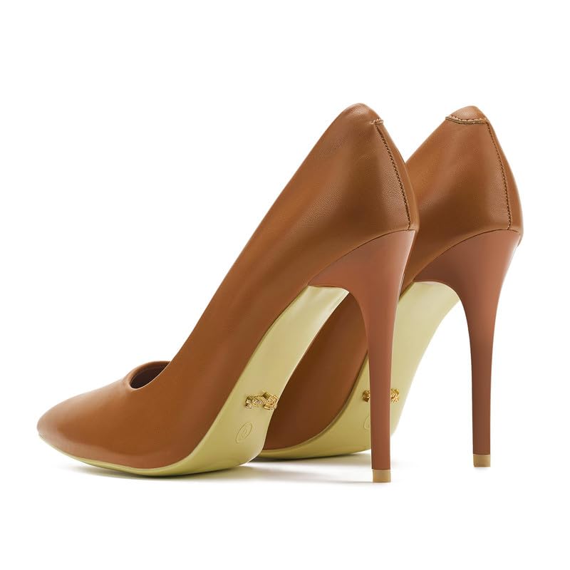 Image of Womens High Heels 4 Inch Closed Pointed Toe Pumps Stiletto Heels for Women Dress Sexy Wedding Pumps