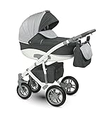 Cochecito de bebé 3 en 1 que incluye capazo, sillita de bebé para coche y silla de paseo. ✔