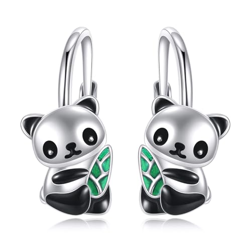 Boucles d'oreilles panda ONEFINITY au quotidien bijoux d'animaux
