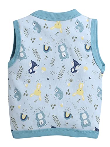 Image of EIO New Born Baby Clothes 0 | Soft Cotton Jablas for New Born | Front-Open Baby Tees for Boys & Girls Pack of 3 Newborn Clothing Set