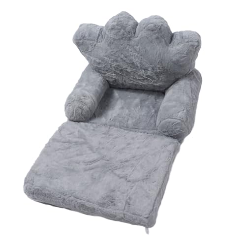 Coussin de sol enfant pliable HEEPDD gris en coton PP pour lecture - 6