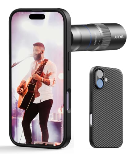 APEXEL 50X スマホ望遠レンズ Amazon.co.jp: 【iPhone17専用ケース付き】 APEXEL 10Xスマホ望遠