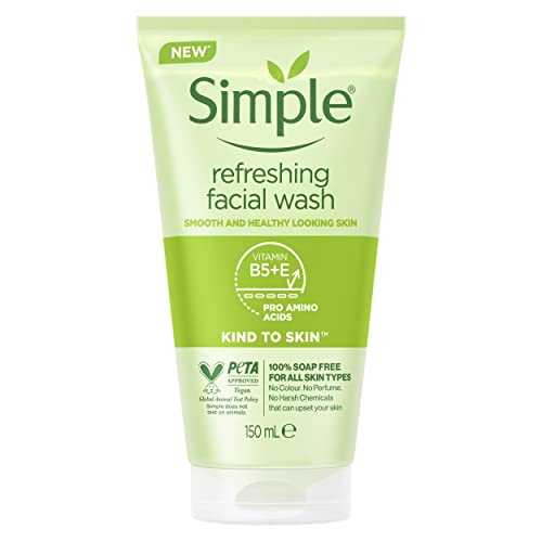 Simple Kind to Skin Refreshing Facial Wash Gel (6 x 150ml)