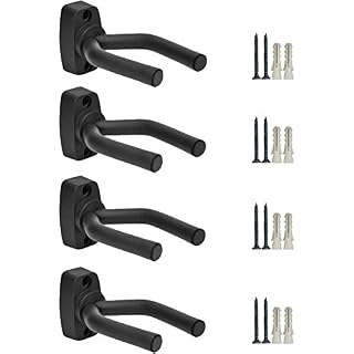 ZXM Stand de Guitare Crochet Mural Guitare Crochet Vertical Bass Violon Pipa Rack Wall (4 PCS) - Les Beatles, Paul McCartney, John Lennon, RIngo Starr, George Harrison