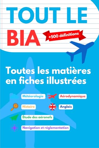 TOUT LE BIA: Le Brevet d’Initiation Aéronautique en fiches complètes et illustrées