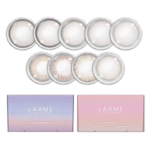 カラコン LARME 2week Silicone ラルム 2ウィークシリコーン(1箱6枚) 度数：-7.00 カラー：ウォーターティントブラウンの商品画像（Amazon）