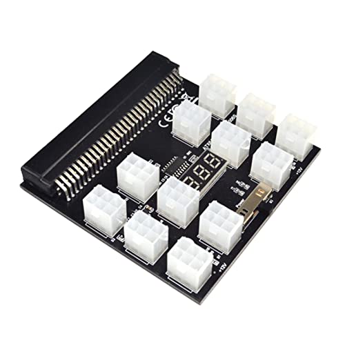 Carte de dérivation module d'alimentation orange avec 12 ou 17 câbles 6+2 broches GPU - 5