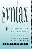 Syntax: A Linguistic Introduction to Sentence Structure (Volume 0)