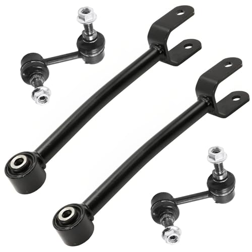 Image of Detroit Axle - Rear Upper Control Arms Kit for 2009-2017 Dodge Journey 2 Upper Control Arms Assembly 2 Stabilizer Sway Bar End Links 2010 2011 2012 2013 2014 2015 2016 Replacement