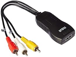RCA RCA Composite Adapter, Black 7.60" x 4.90" x 1.00"