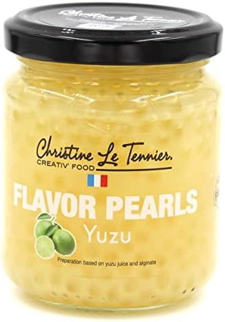 Christine Le Tennier Yuzu Flavor Pearls, 7oz Jar