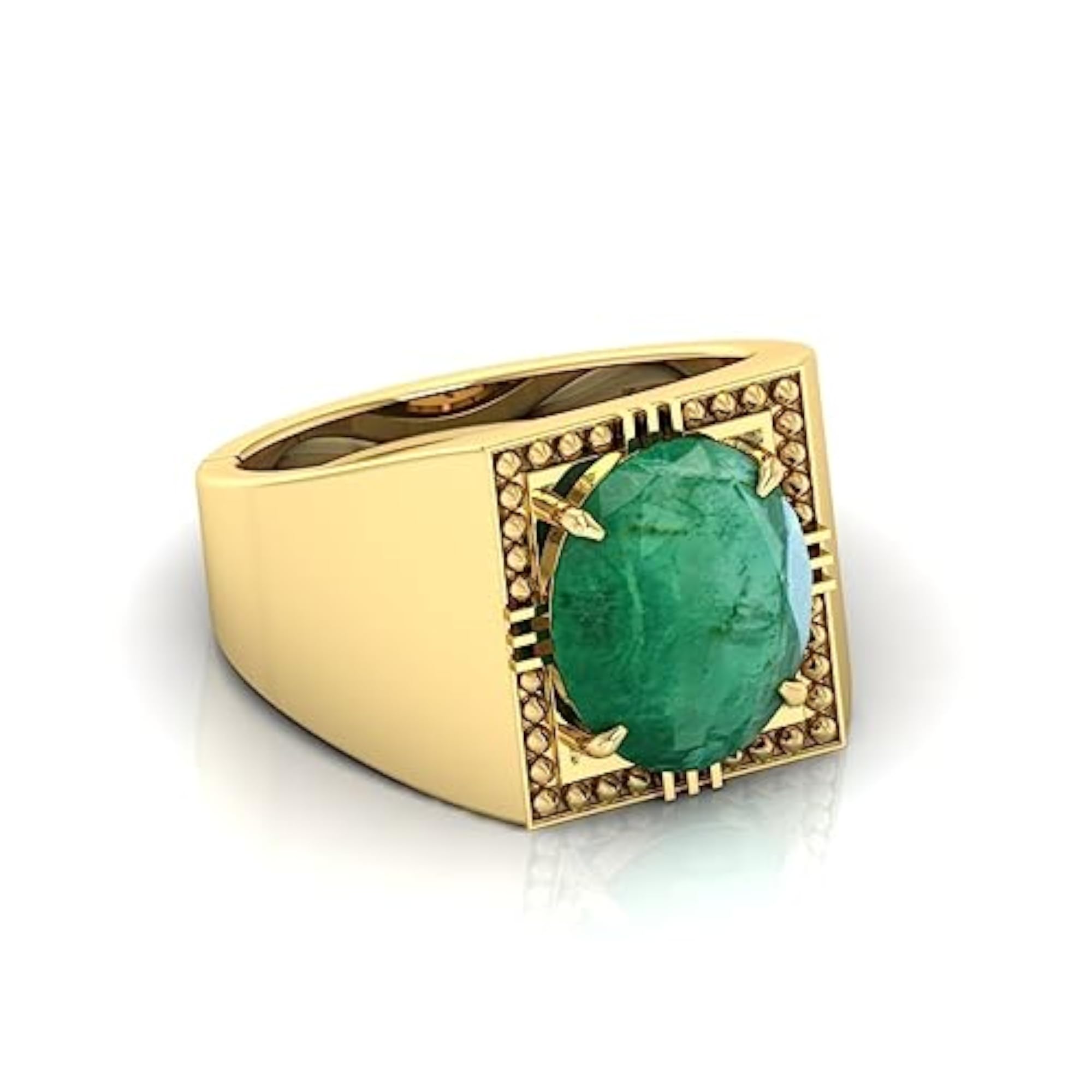 Men's & Women's Original AAA Quality Panna Stone Adjustable Ring
