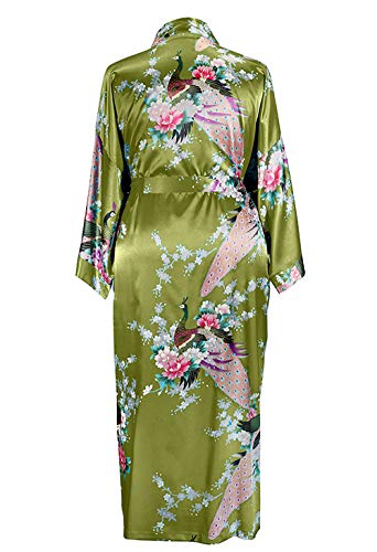 Applesauce - 808V - Plus Size Women's Kimono Long Robe - Vintage Floral (One-Size fits most US 1X 2X 3X)2