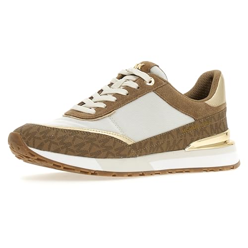 Michael Kors Nova Trainer, Sneaker Mujer, Husk Multi, 39.5 EU