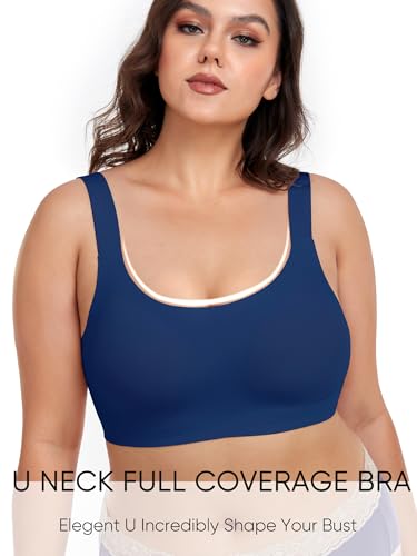 Image of Gailife Womens Wireless Push Up Bras for Women No Underwire Seamless Full Coverage Supportive T Shirt Everyday Bras