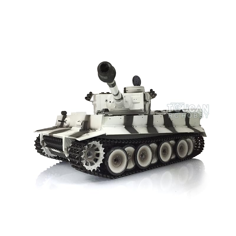 Rc Tank TOUCAN RC 1/16 Scale Plastic Tiger I Tank - 360° Turret, Barrel ...
