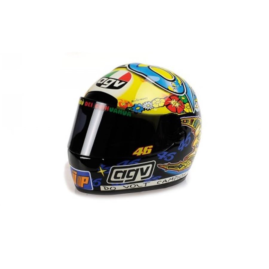 Valentino Rossi HELMET 1/5 VR46 MINI HELMETS,UNISEX,MULTI,One Size