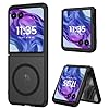 DUEDUE for Motorola Razr Plus 2025/2024 Case, Moto Razr 50 Ultra 5G Case Magnetic, Protective Cover Shockproof Phone Case for Motorola Razr+ Plus 2025/2024/Moto Razr 50 Ultra 5G 6.9", Black