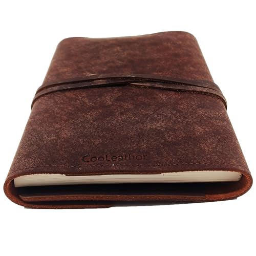 Carnet de notes rechargeable en cuir pour écrire sans gêne A5 - 7