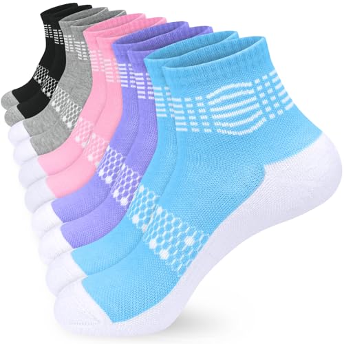 ouhos 5 Paires Chaussettes Sport Femme Homme 39‑42 Coton Éponge Renforcées