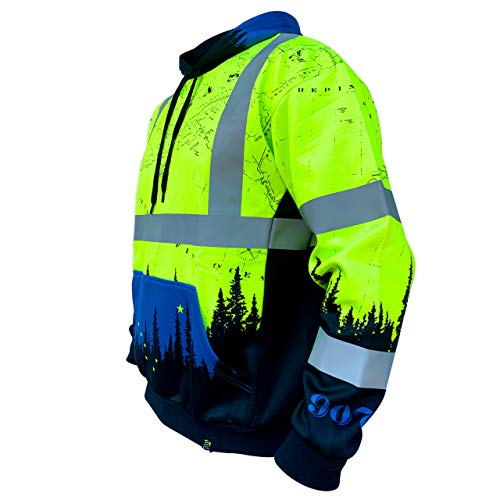 SafetyShirtz SS360 Alaska Safety Hoody ANSI Class 3 3XL