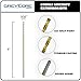 Greycore Tools 3/32 Inch x 6 Inch Cobalt Aircraft Extension Bit – 2 Pack M35 Cobalt Drill Bit, Industrial Titanium Coating – Drill Bits for Steel, Hard Metal, Cast Iron, Wood, Plastic (3/32