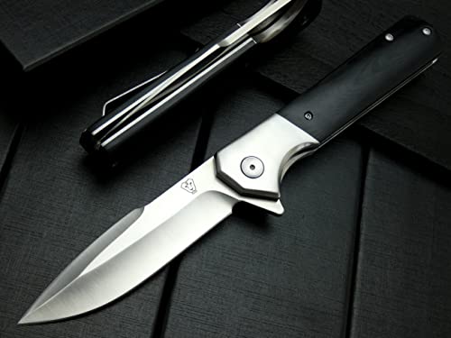 Eafengrow Ef6 Folding Knives 5.2 Inch Closed Knife 9Cr18Mov Blade Knife G10 Steel Handle Ball Bearing Outdoor Camping Knife #TOP2