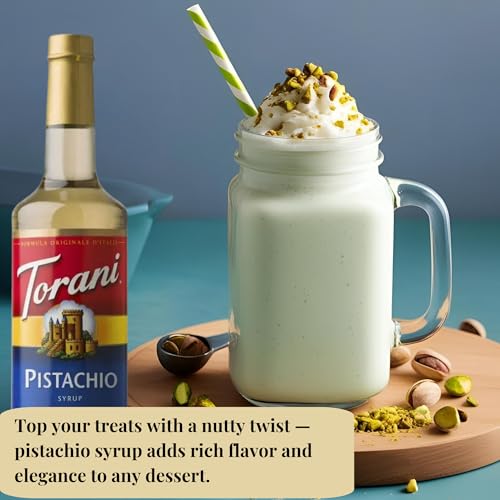 Jimoco® Syrup Pump Dispenser + Torani® Pistachio Syrup, 25.4 oz - Coffee Syrup Pump & Flavoring Bundle - image 3