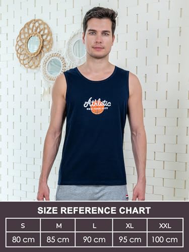 Image of Lux Cozi Men's Cotton Printed Regular Fit Vest