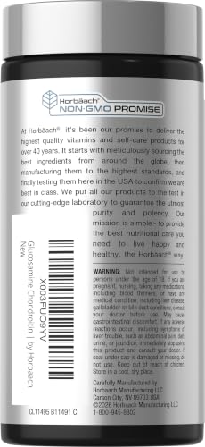 Horbäach Glucosamine Chondroitin Plus MSM & Turmeric