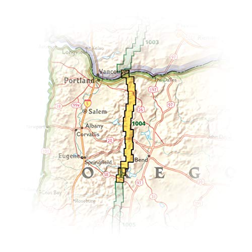 Foto von Pacific Crest Trail, Oregon North [cascade Locks to Willamette Pass] (National Geographic Topographic Map Guide)