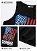 VOGSTART Men American Flag Tank Tops Casual Summer Tee Fashion Stylish Chic Graphic Shirt Black Hawaii Beach 3XL