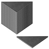 eoere 20 PCS Heavy Duty Steel Plate Gussets 4" x 4" x 1/8", Weld On Triangle Gusset Base Plate for Structural Joint Support (11 Gauge Steel)