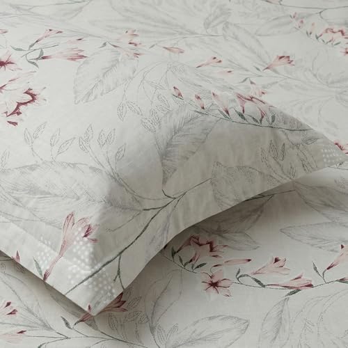 Image of Mafatlal 186 TC Metro Cotton King Size Bedsheet | 108 x 108 Inch| Soft, Breathable & Lightweight |Includes 2 Pillow Covers
