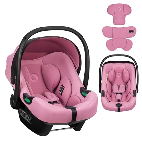 LIONELO ASTRID i-Size Seggiolino Auto Neonati 40-87cm Ovetto gr 0+ Montaggio rivolto all'indietro, Cintura di sicurezza a 3punti Protezione laterale Inserto Dri-Seat