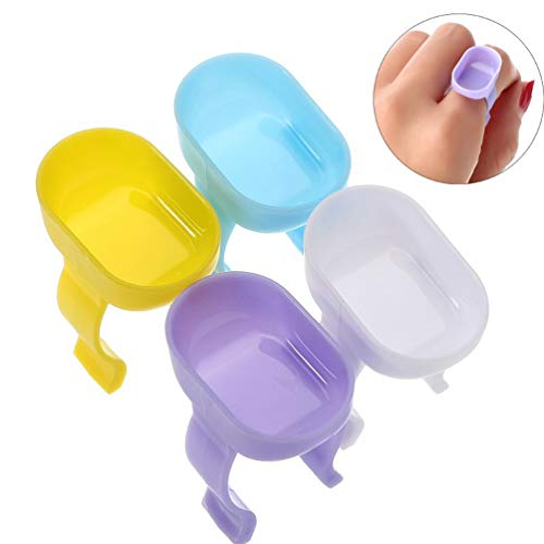 Healifty 100 Pcs DescartÃ¡veis â€‹â€‹AnÃ©is Profhy Dental Copos de Mistura Dedo Dappen AnÃ©is de Col