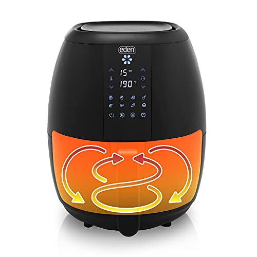 Eden AirFryer - ED-7005 - Hetelucht Friteuse - 3,5 Liter - Digitale Bediening- 8 Programma's (3.5 Liter) (3.5 liter) - Image 4