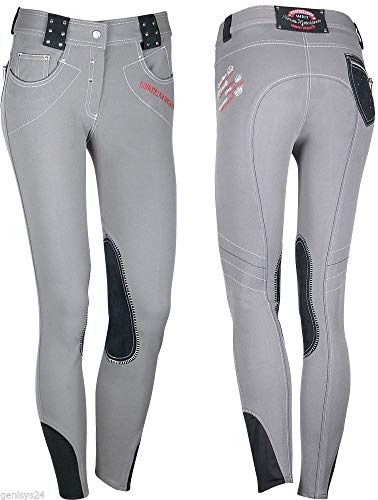 Pantalon d'équitation Richmond avec genouillères Cloudburst adhérentes
