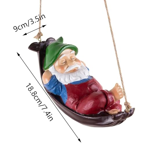 Gartenzwerge Gartendeko, Liegender Zwerg Gartenfigur, Lustige Gartenzwerg-Statue, Gartendekorationen, für Garten, Esstisch, Urlaubsparty – Bild 4