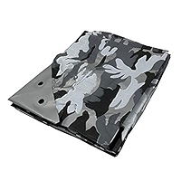 1.2m X 1.8m Yuzet Clear Tarpaulin Heavy Duty Ribbed Sheet Market Stall Cover~5055557590240 06c Mp