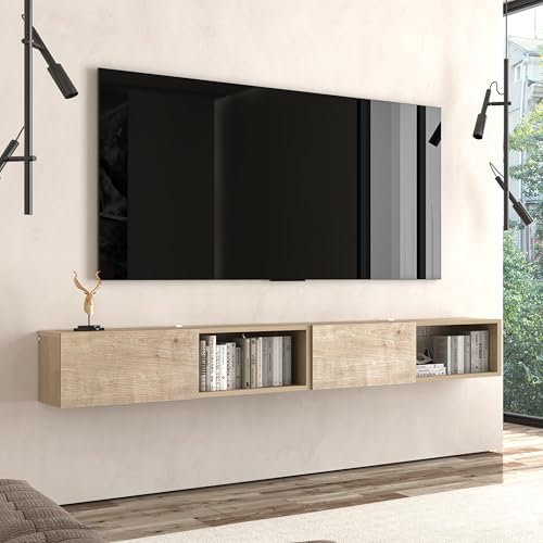 Atelier Mobili Floating TV Stand - Wall Mounted TV Stand