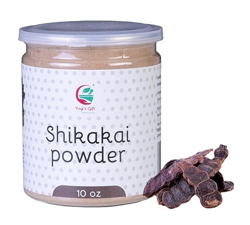 YOGI'S GIFT Shikakai Powder 10 oz - 100% Natural Hair Wash Powder Helps in Hair Growth, Nourishing, Hair Fall Control, - Unisex Hair Care